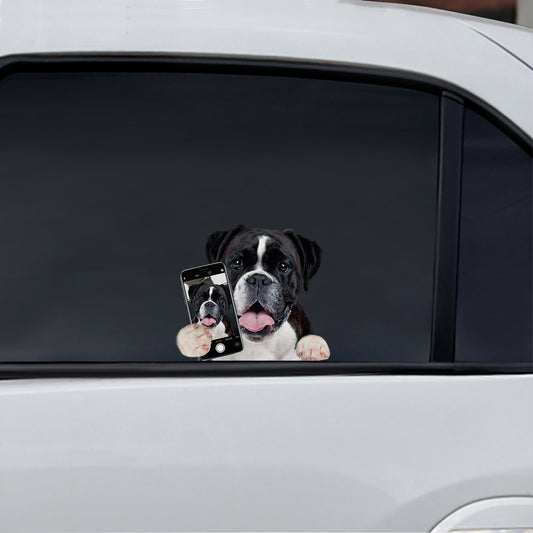 Do You Like My Selfie - Boxer Dog Car/ Door/ Fridge/ Laptop Sticker V1