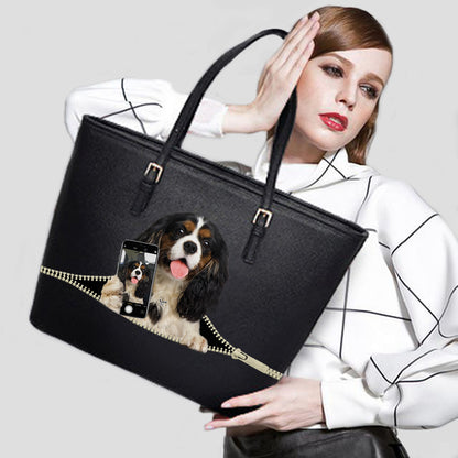 Do You Like My Selfie - Cavalier King Charles Spaniel Tote Bag V1