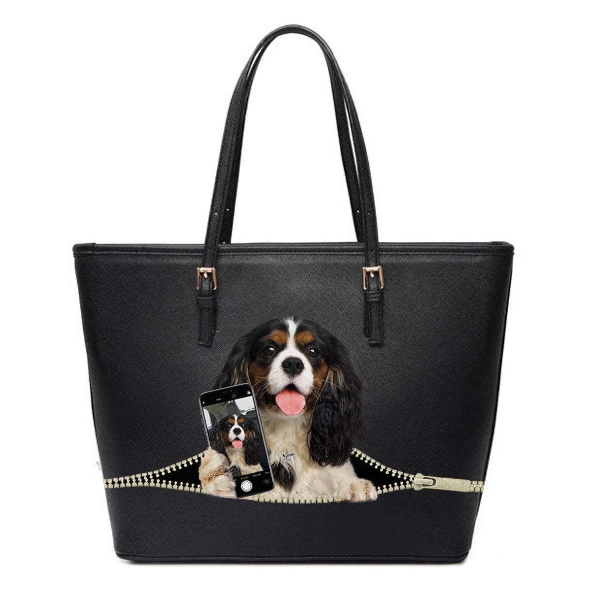 Do You Like My Selfie - Cavalier King Charles Spaniel Tote Bag V1