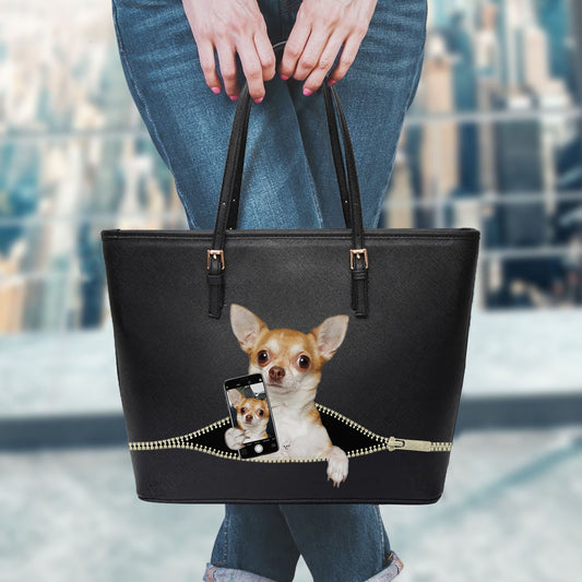 Do You Like My Selfie - Chihuahua Tote Bag V1