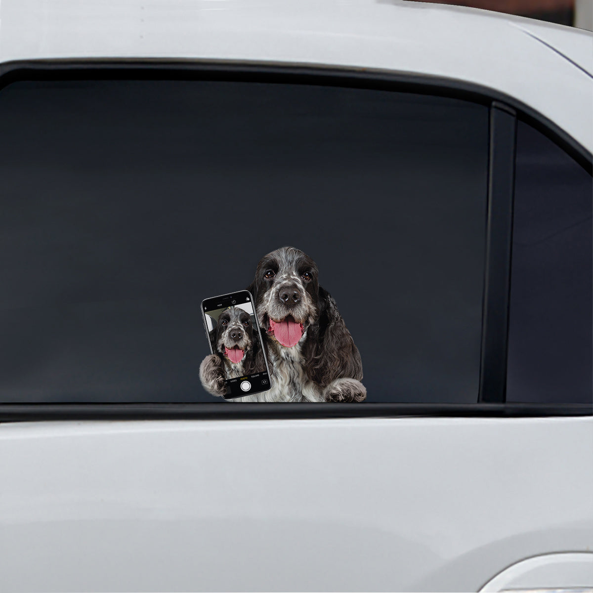 Do You Like My Selfie - English Cocker Spaniel Car/ Door/ Fridge/ Laptop Sticker V1