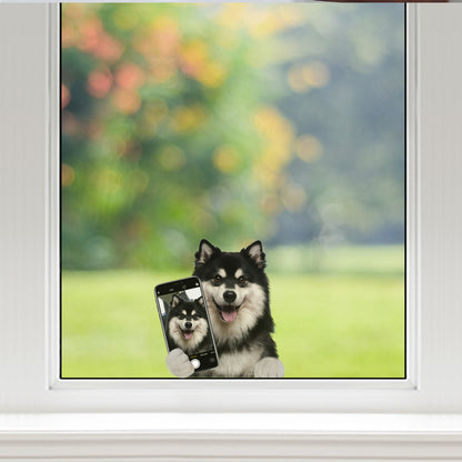 Do You Like My Selfie - Finnish Lapphund Car/ Door/ Fridge/ Laptop Sticker V1