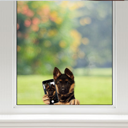 Do You Like My Selfie - German Shepherd Car/ Door/ Fridge/ Laptop Sticker V1