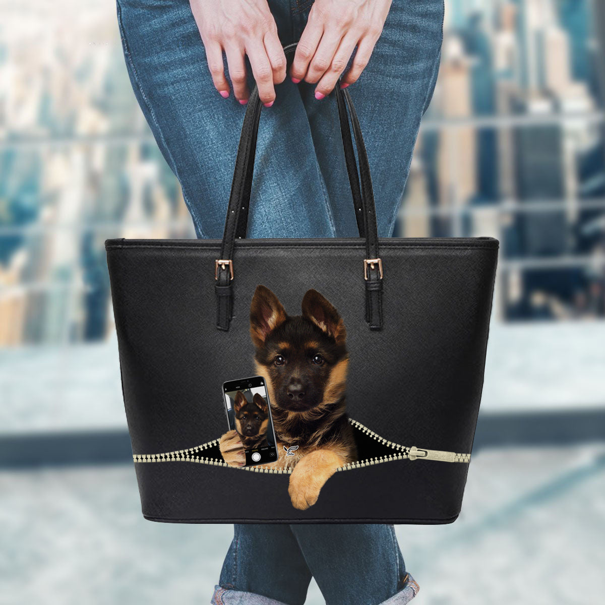 Do You Like My Selfie - German Shepherd Tote Bag V1