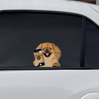 Do You Like My Selfie - Pekingese Car/ Door/ Fridge/ Laptop Sticker V1