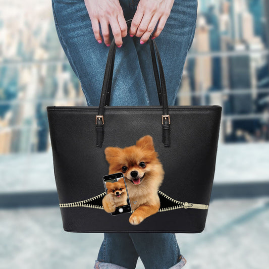 Do You Like My Selfie - Pomeranian Tote Bag V1