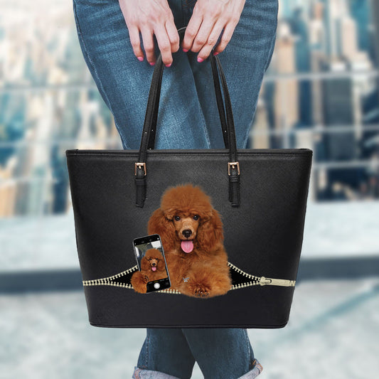 Do You Like My Selfie - Poodle Tote Bag V1
