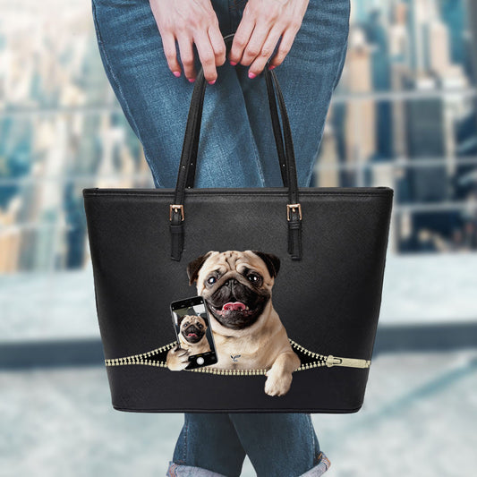 Do You Like My Selfie - Pug Tote Bag V1