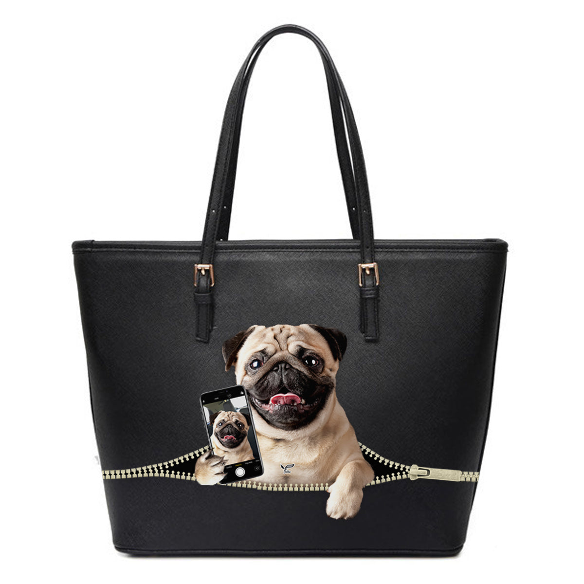 Do You Like My Selfie - Pug Tote Bag V1