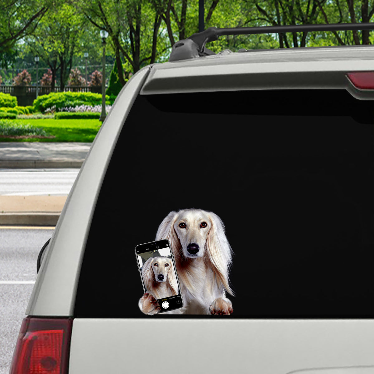 Do You Like My Selfie - Saluki Car/ Door/ Fridge/ Laptop Sticker V1