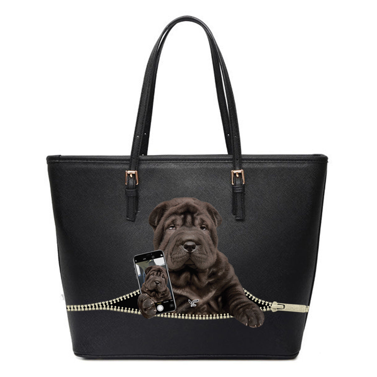 Do You Like My Selfie - Shar Pei Tote Bag V1