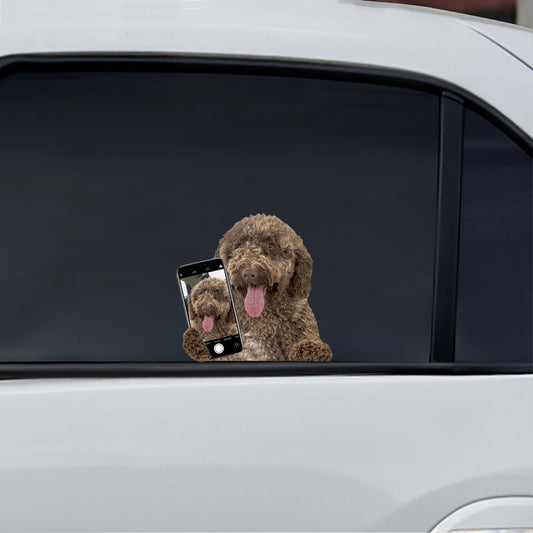 Magst du mein Selfie – spanischer Wasserauto-/Tür-/Kühlschrank-/Laptop-Aufkleber V1