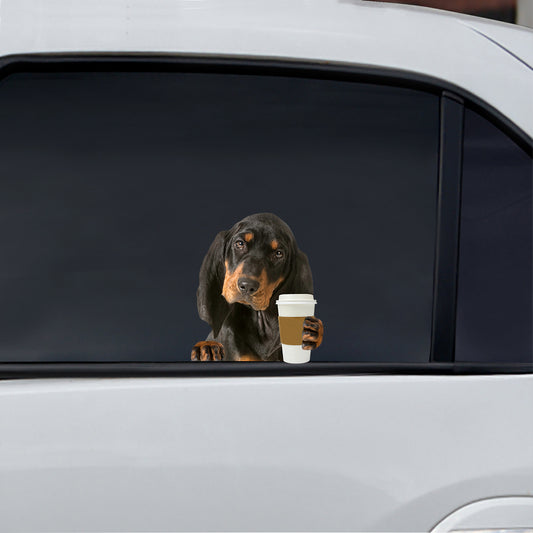 Good Morning - Coonhound Car/ Door/ Fridge/ Laptop Sticker V1