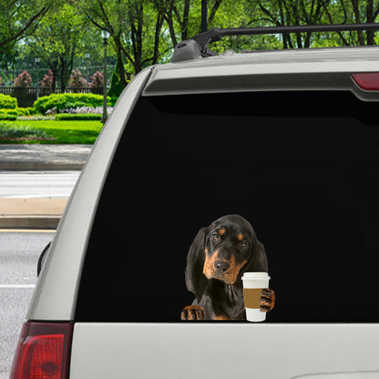 Good Morning - Coonhound Car/ Door/ Fridge/ Laptop Sticker V1