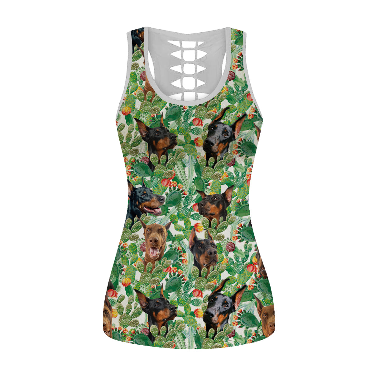 Doberman Pinscher - Hawaiian Tank Top V2