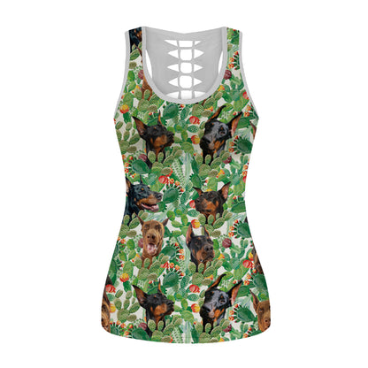 Doberman Pinscher - Hawaiian Tank Top V2