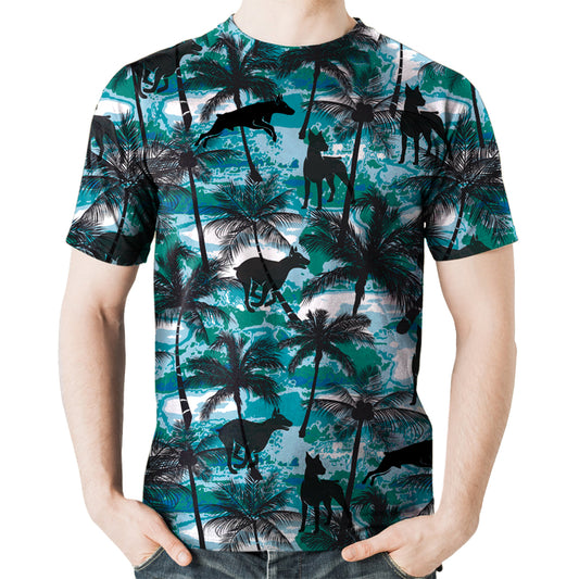 Doberman Pinscher - T-Shirt Hawaïen V1