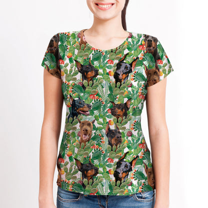 Dobermann Pinscher - Hawaii-T-Shirt V2