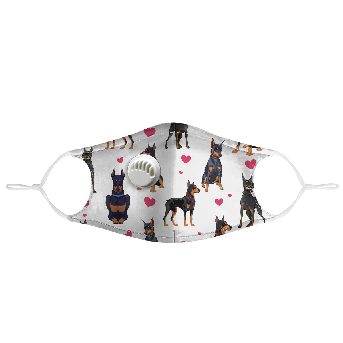 Doberman Pinscher Cute F-Mask V1