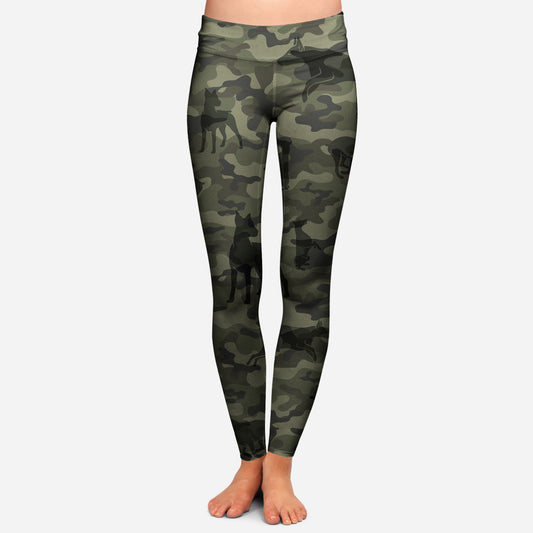 Dobermann-Camouflage – Leggings V1