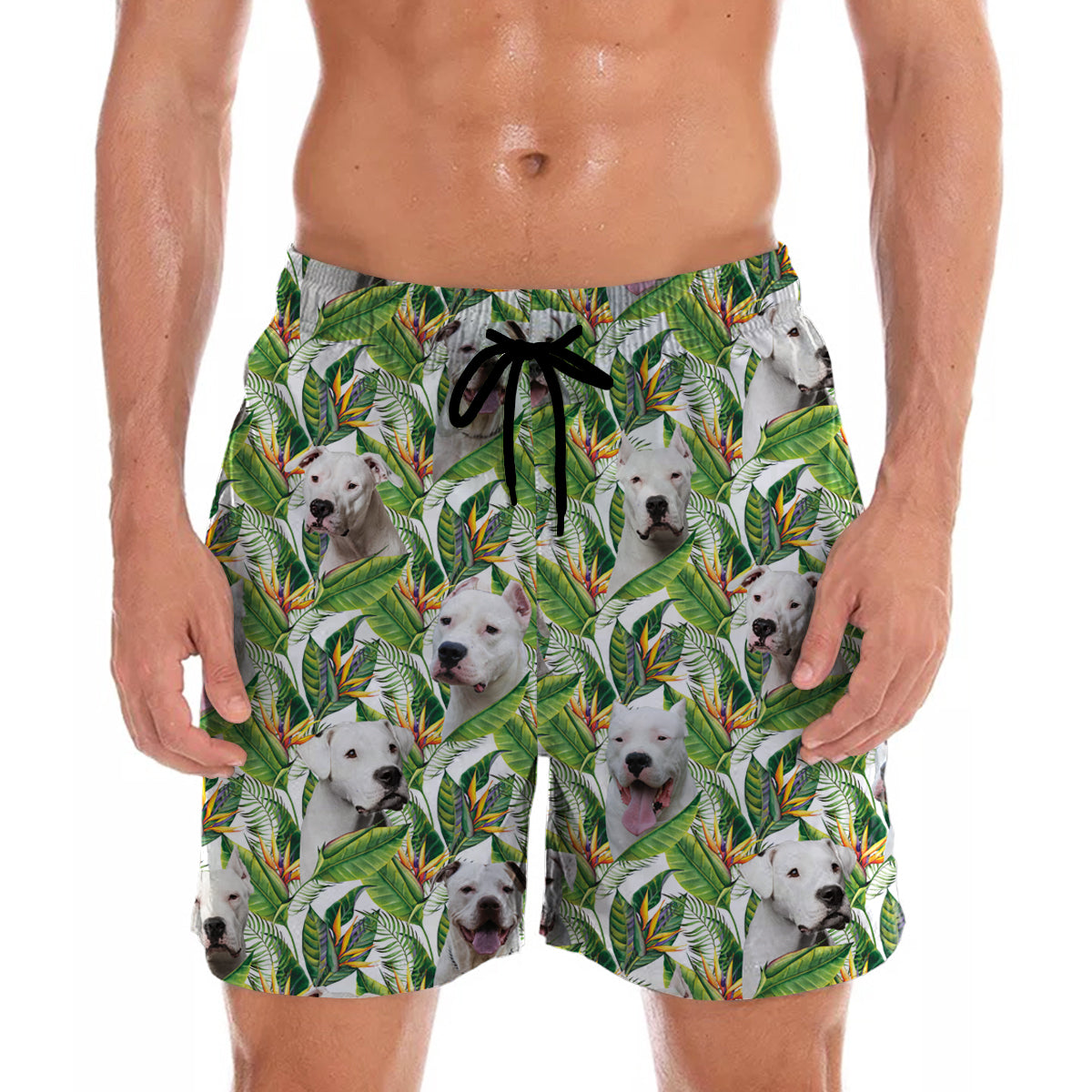 Dogo Argentino - Hawaiian Shorts V1