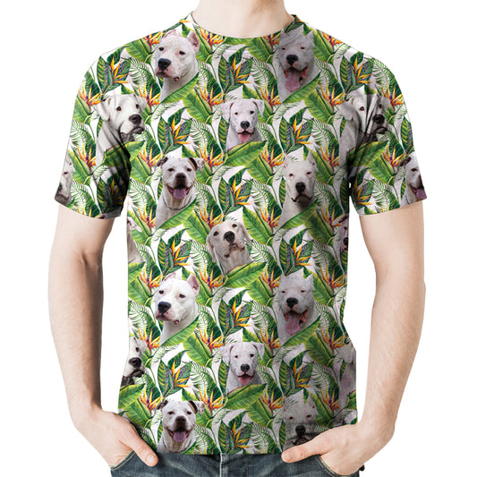 Dogo Argentino - T-Shirt Hawaïen V1