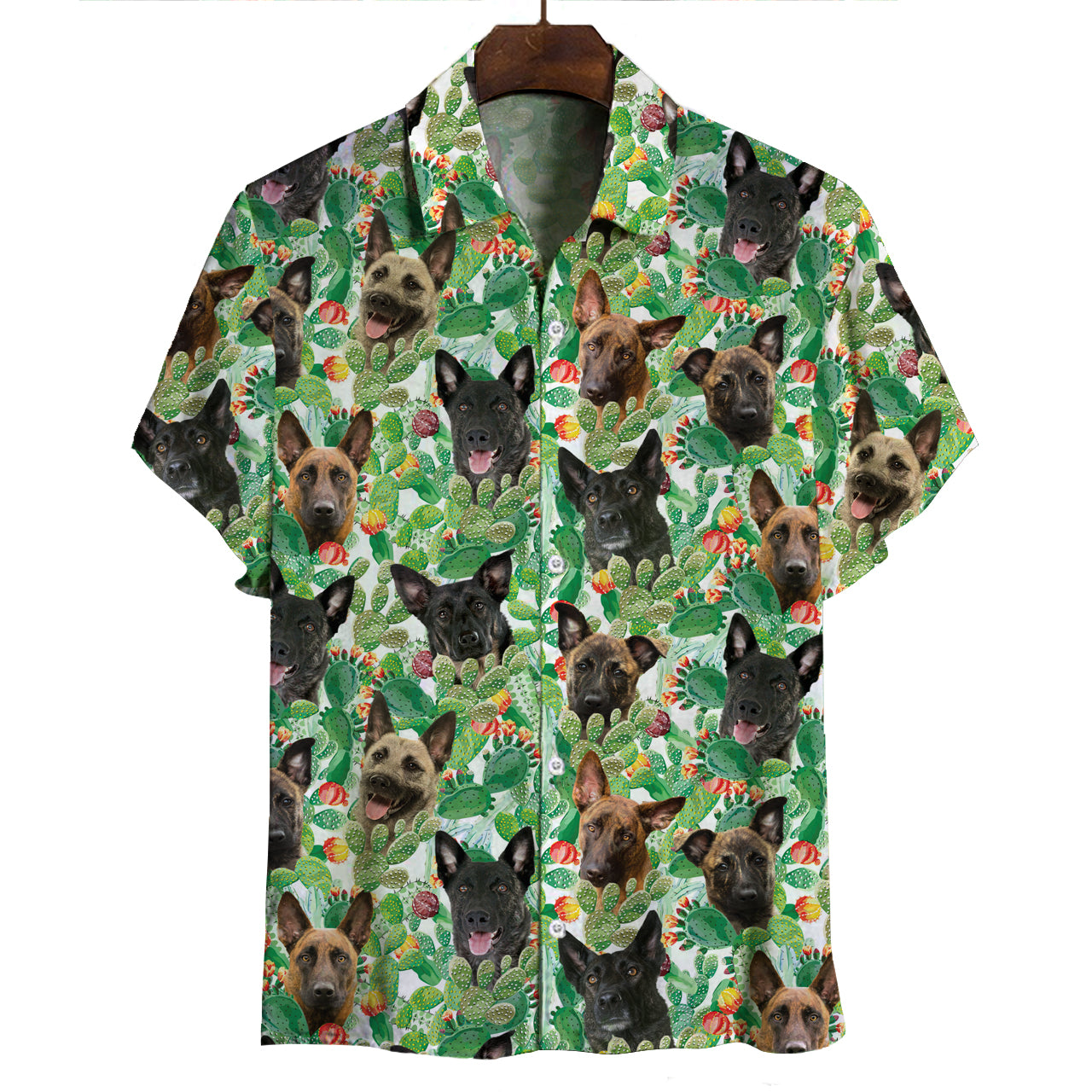 Niederländischer Schäferhund - Hawaiihemd V1