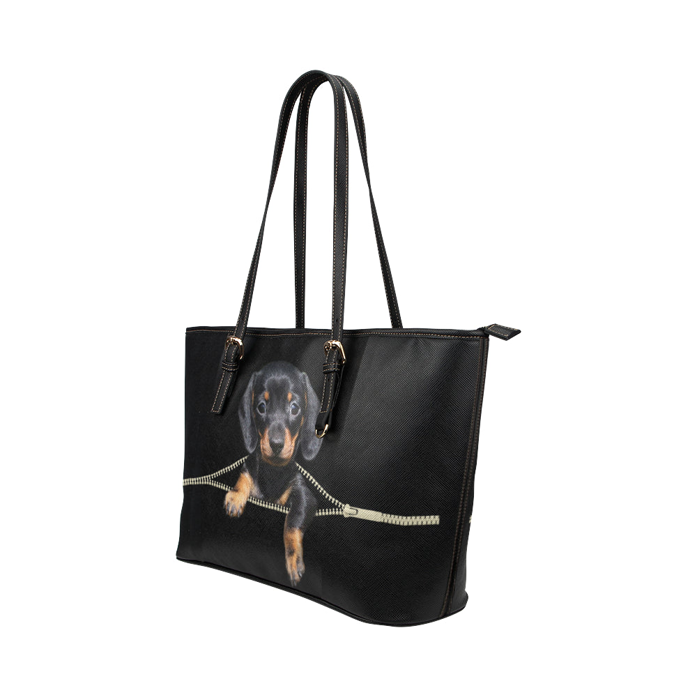 Go Out Together - Personalized Tote Bag With Your Pet's Photo V1-F