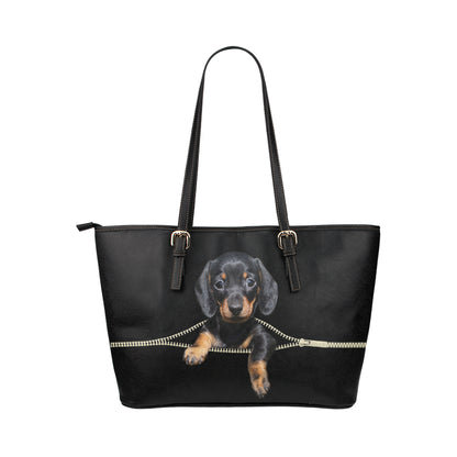 Go Out Together - Personalized Tote Bag With Your Pet's Photo V1-K