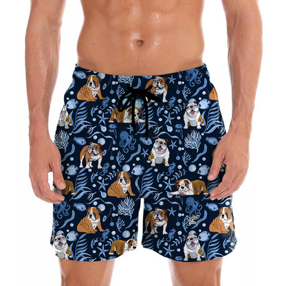 English Bulldog - Hawaiian Shorts V7