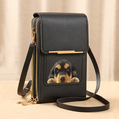 English Cocker Spaniel - Touch Screen Phone Wallet Case Crossbody Purse V3