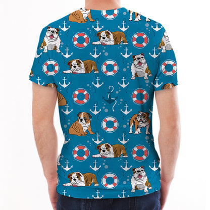 English Bulldog - Hawaiian T-Shirt V1