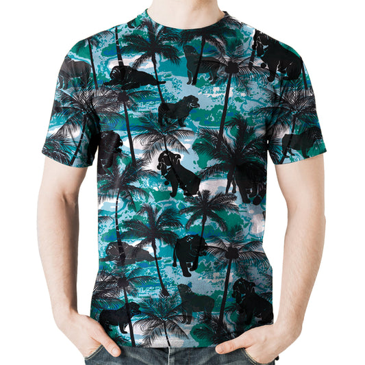 Bouledogue anglais - T-Shirt hawaïen V3
