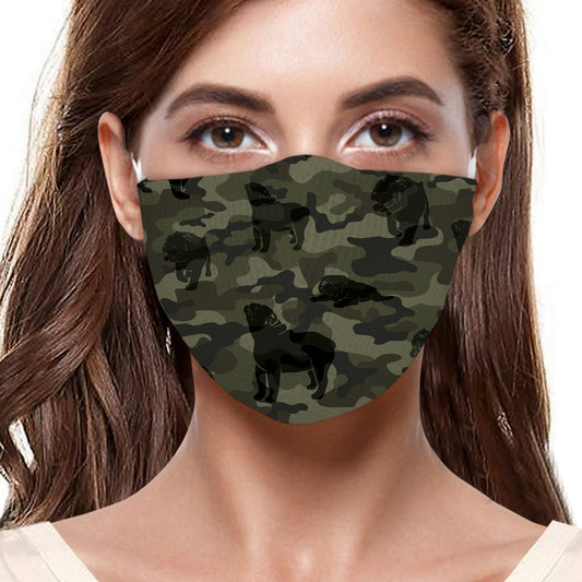 Masque F-Masque Camouflage Bouledogue Anglais V1