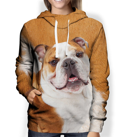 English Bulldog Hoodie - All Over