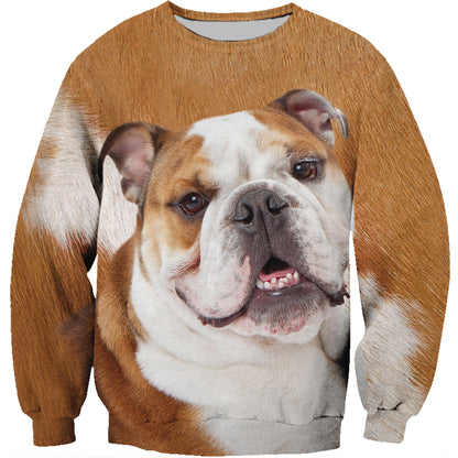 English Bulldog Sweatshirt V1