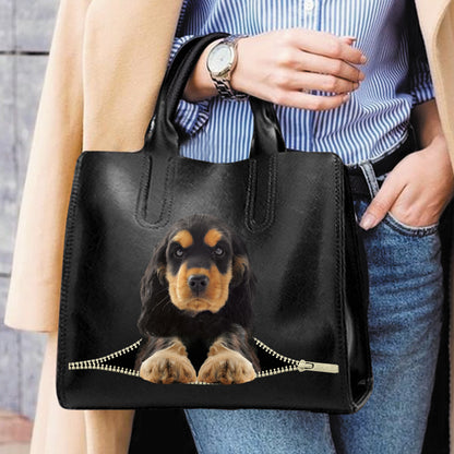 English Cocker Spaniel Luxury Handbag V4