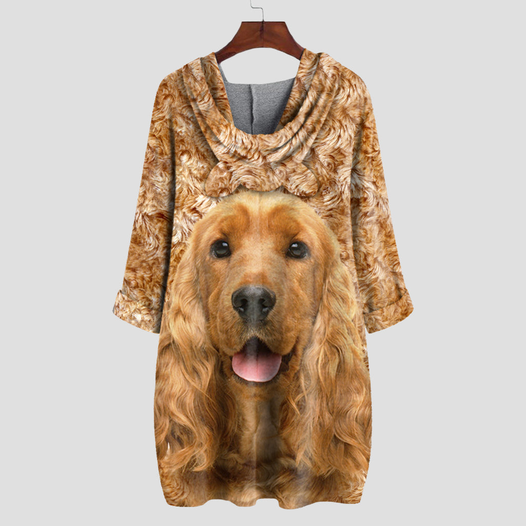 English Cocker Spaniel Mom - Hoodie With Ears V1