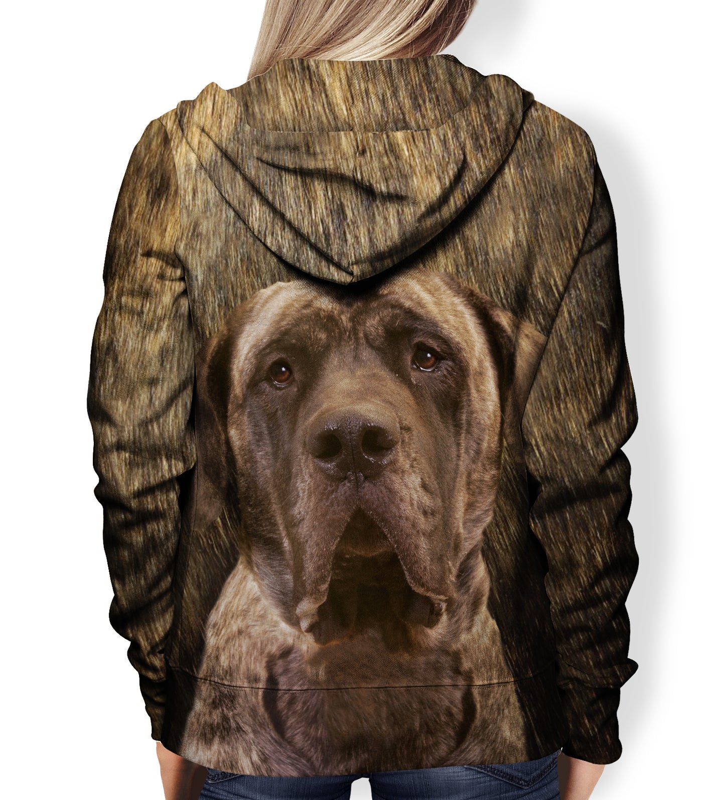 Englischer Mastiff Hoodie - All Over V2