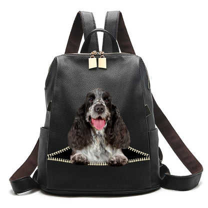 Englischer Cocker Spaniel Rucksack V2