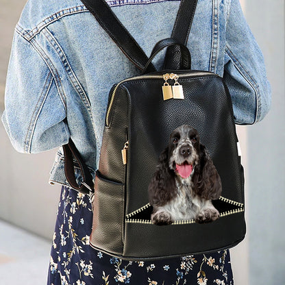 Englischer Cocker Spaniel Rucksack V2