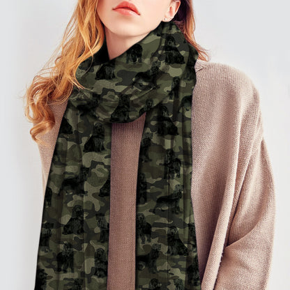 English Cocker Spaniel Camo Scarf V1