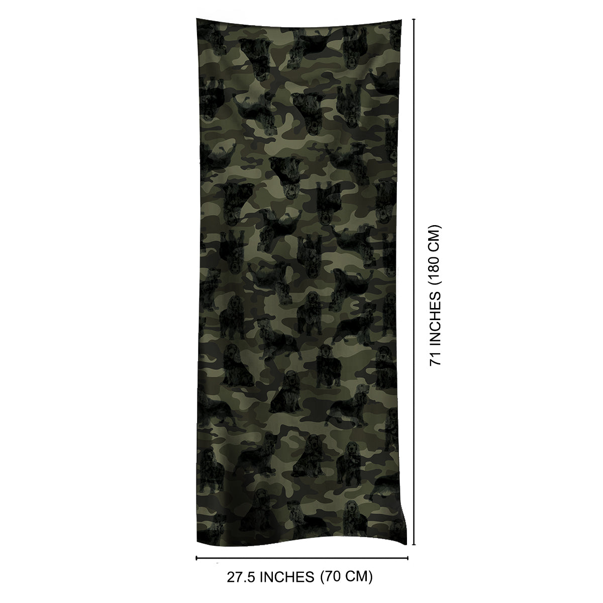 English Cocker Spaniel Camo Scarf V1