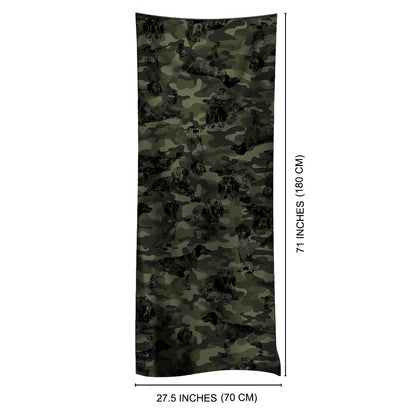 Englischer Setter-Camouflage-Schal V1