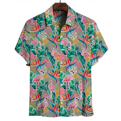 Flamingo - Hawaiian Shirt V2
