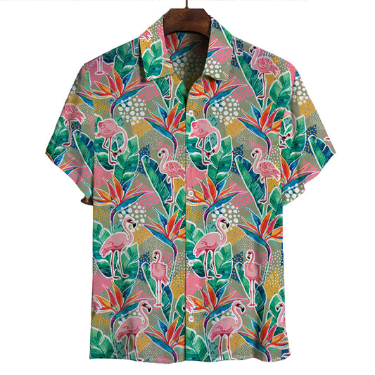 Flamingo - Hawaiian Shirt V2