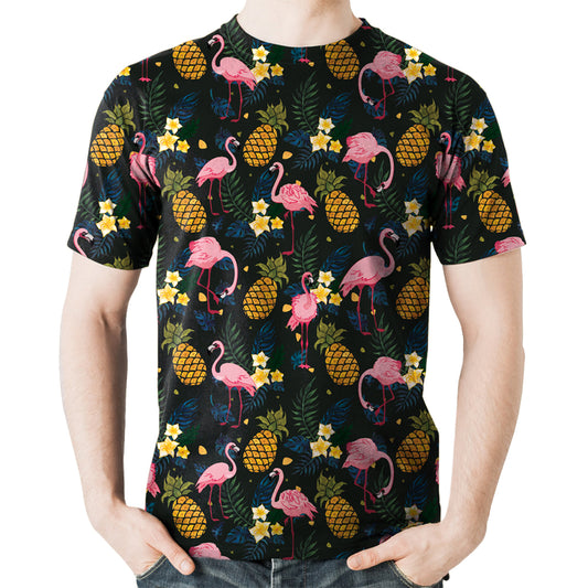 Flamingo - Hawaii-T-Shirt V1
