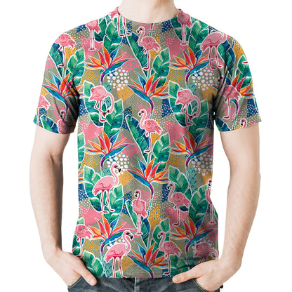 Flamingo - Hawaii-T-Shirt V2