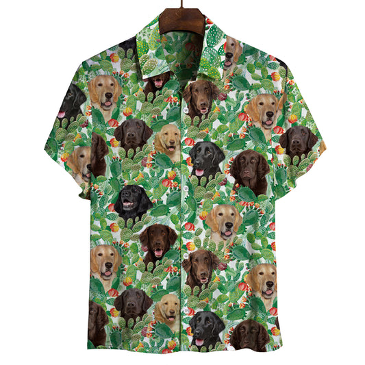 Flat Coated Retriever - Hawaiian Shirt V1