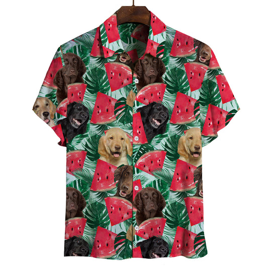 Flat Coated Retriever - Hawaiian Shirt V2